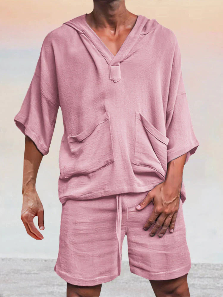 Damon – Kapuzenpullover und Shorts für Herren