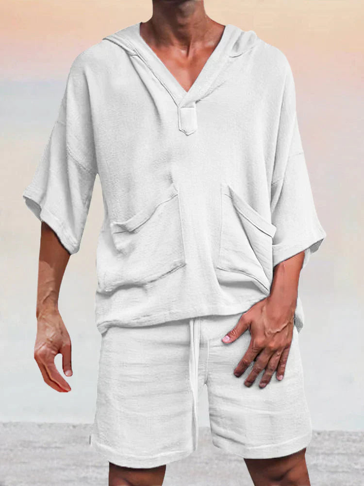 Damon – Kapuzenpullover und Shorts für Herren