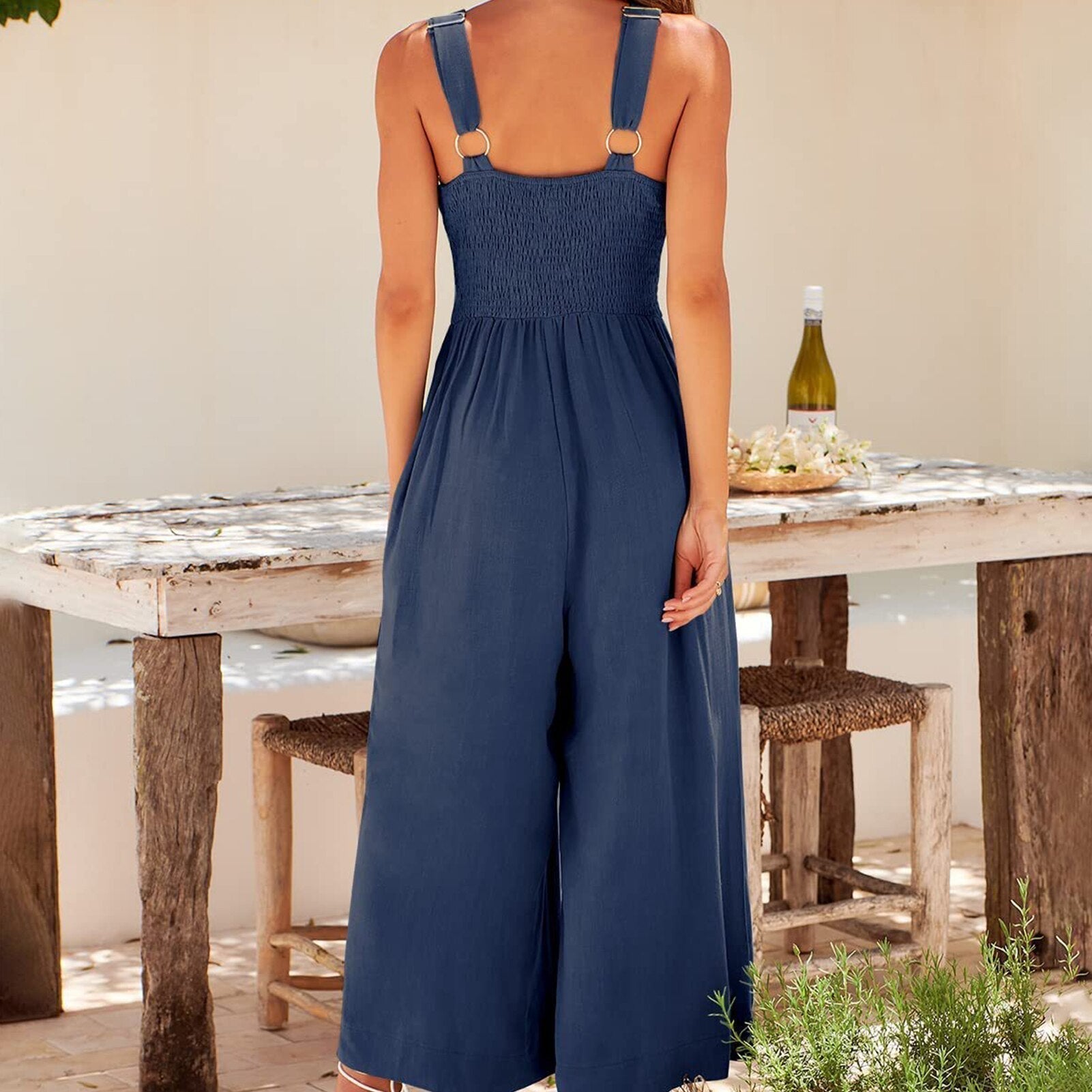 Kristina - Ärmelloser Jumpsuit