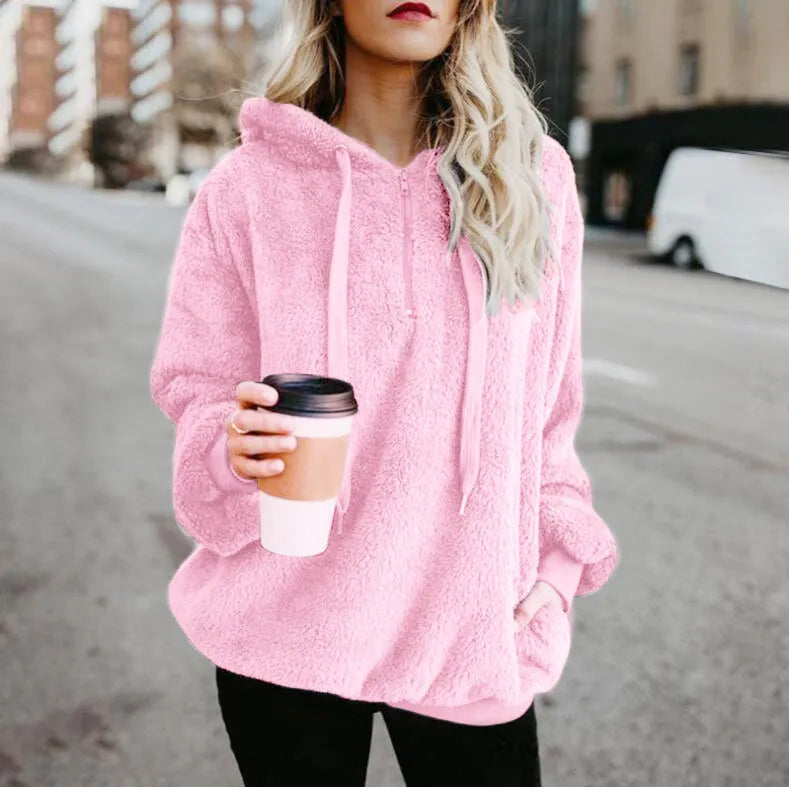 Lana - Stilvoller und Lässiger Winter Weicher Hoodie für Damen