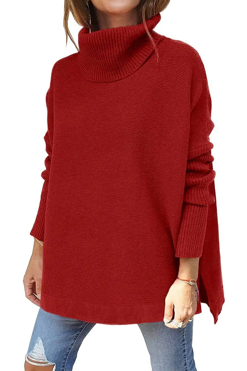 Bea™ - hochkragen Strickpullover