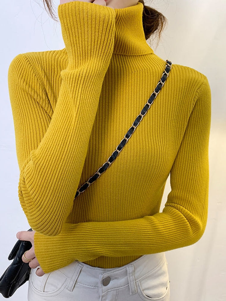 Sandy - Lässiger Winter Bequemer Rollkragenpullover für Damen
