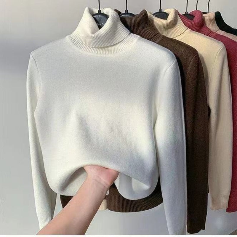 Malia - Schicker Rollkragenpullover mit Fleecefutter für den Winter für Damen
