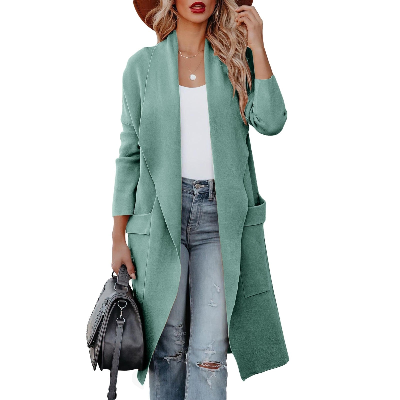 Kathrine - Lange Strickjacke