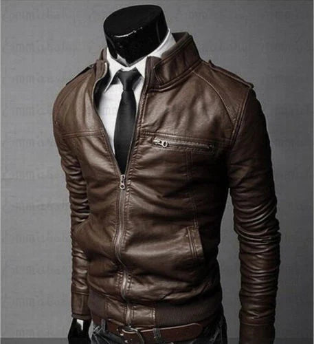 Brok - modische lederjacke
