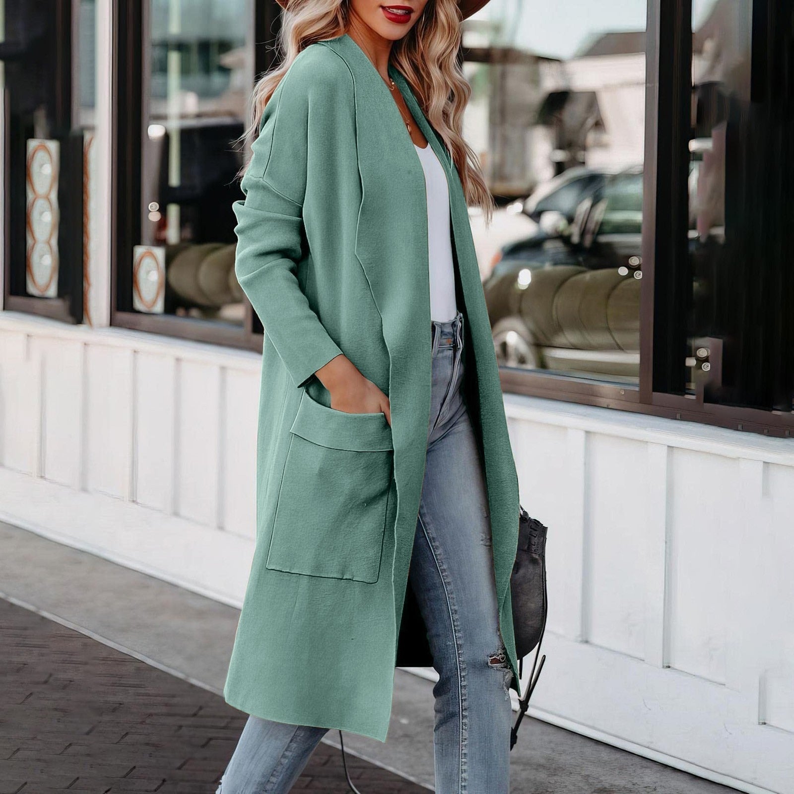 Kathrine - Lange Strickjacke