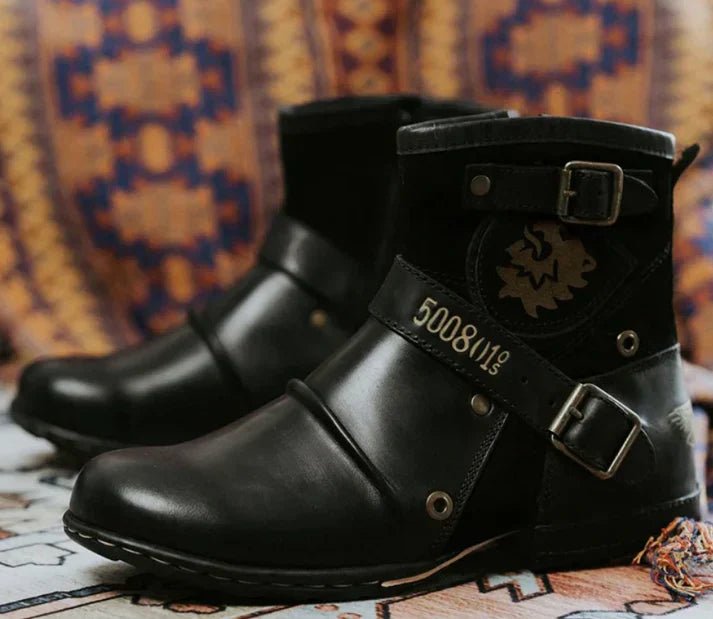 Klauso - stylische vintage-herrenstiefel