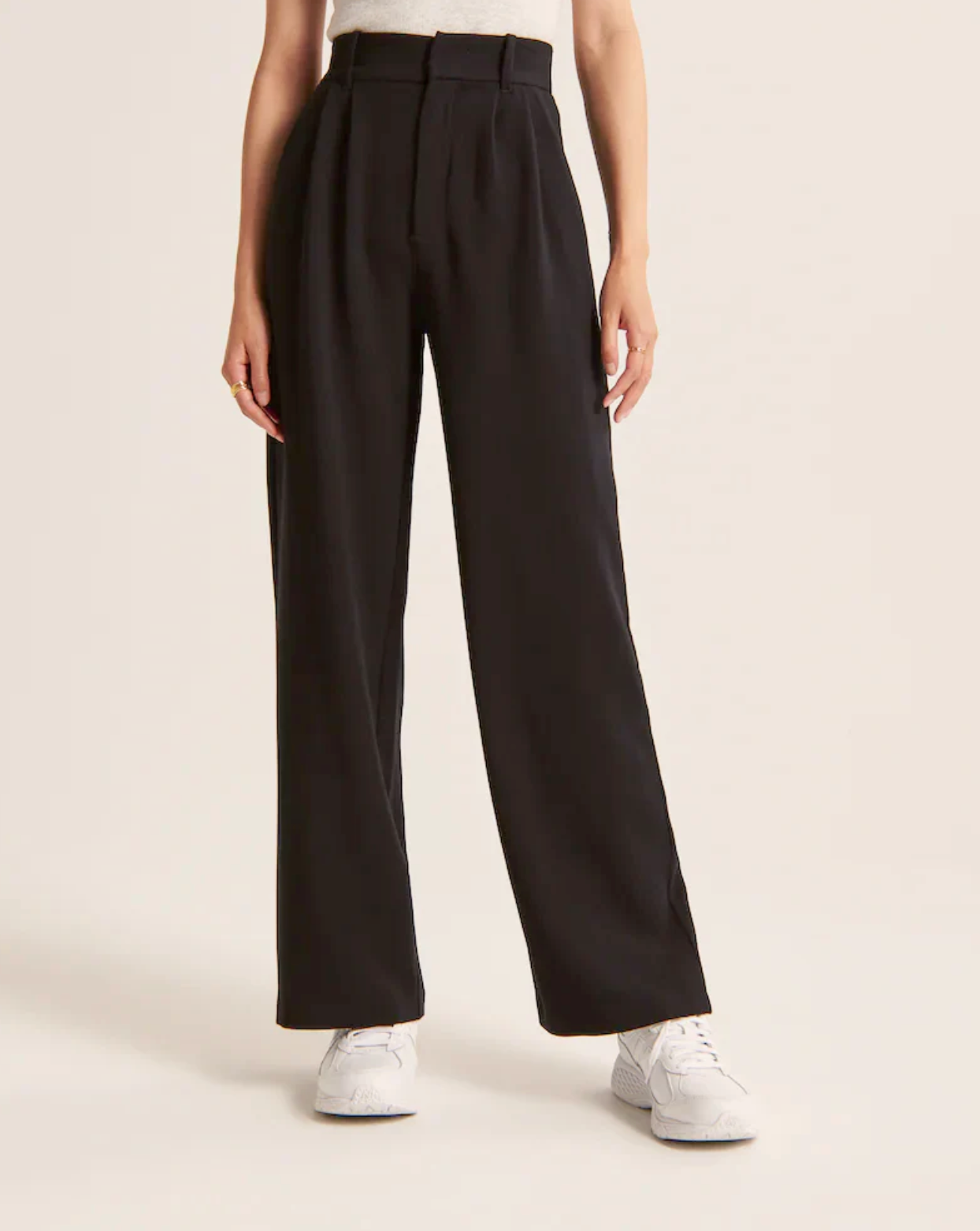 Weite Beinhose Damen Polyester