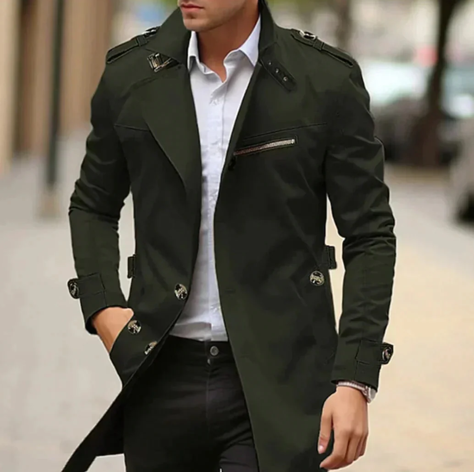 Dominik | eleganter leichter trenchcoat für herren