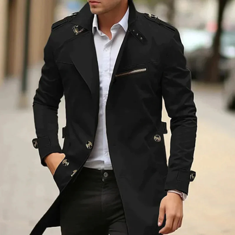 Dominik | eleganter leichter trenchcoat für herren