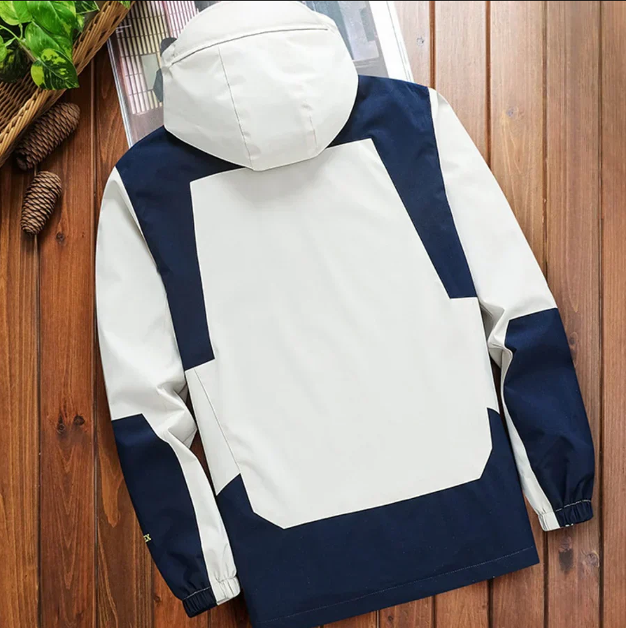 Hochwertige Herren-windjacke mit kapuze
