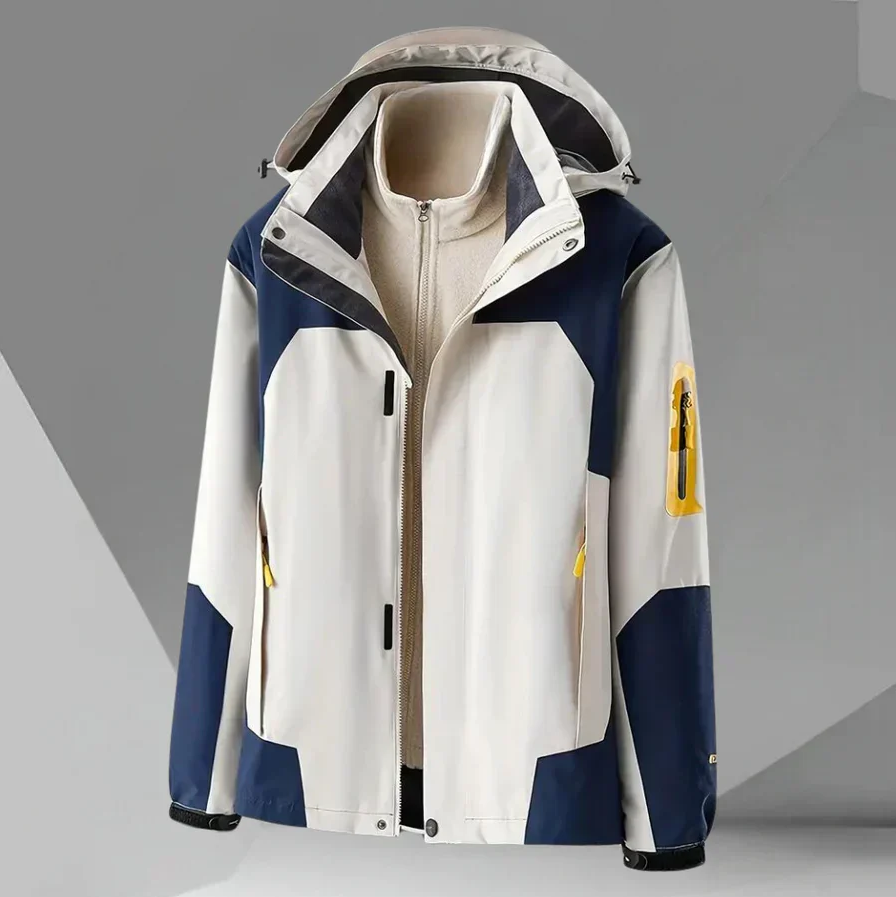 Hochwertige Herren-windjacke mit kapuze