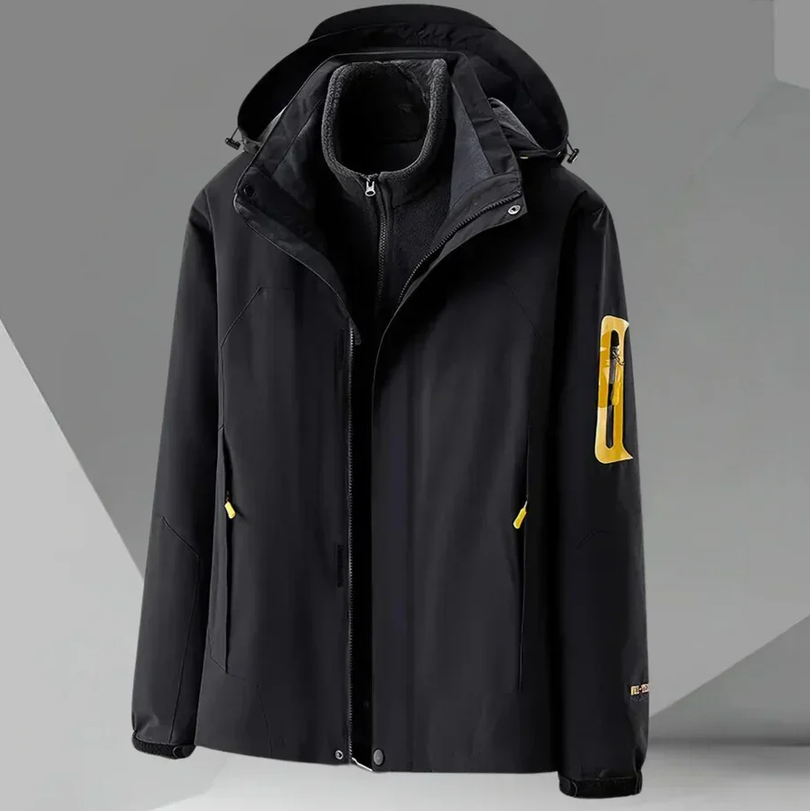 Hochwertige Herren-windjacke mit kapuze