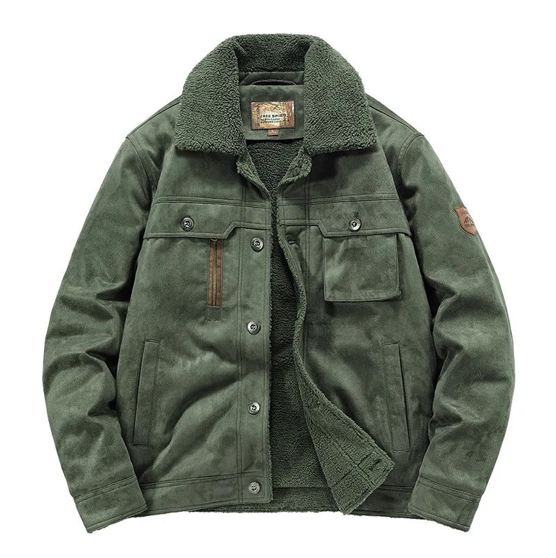 Barun - freizeitjacke mit samtfutter