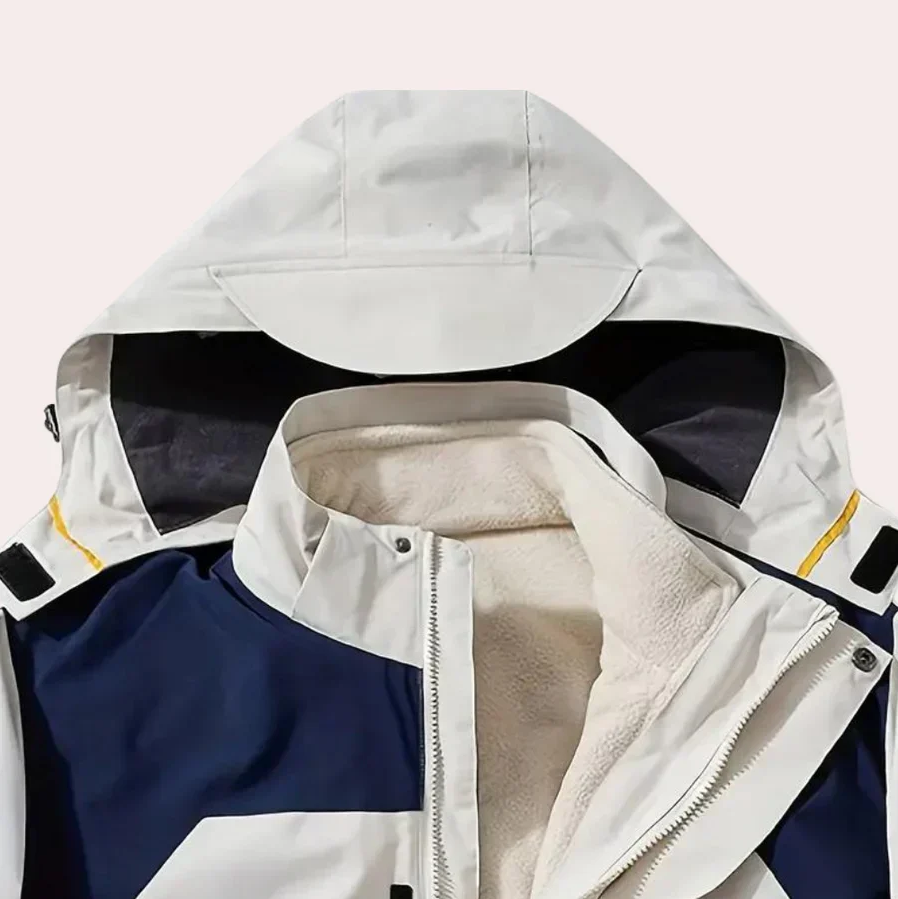Hochwertige Herren-windjacke mit kapuze