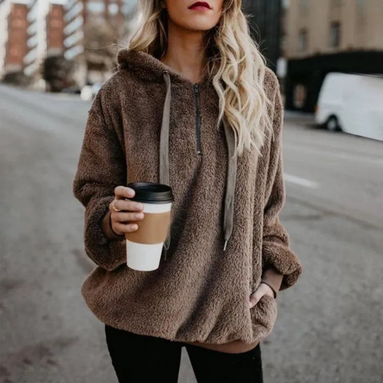 Lana - Stilvoller und Lässiger Winter Weicher Hoodie für Damen