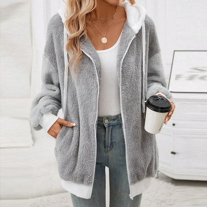 Orla - Langärmeliger Kapuzenpullover