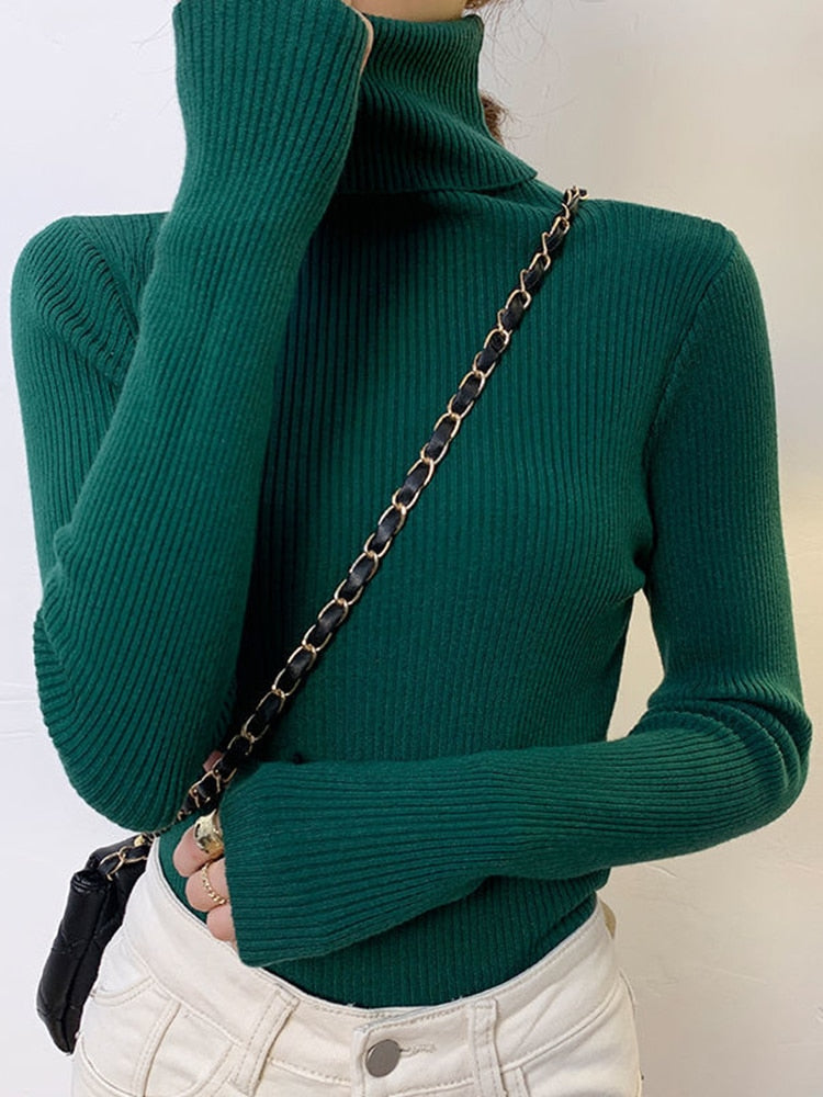 Sandy - Lässiger Winter Bequemer Rollkragenpullover für Damen