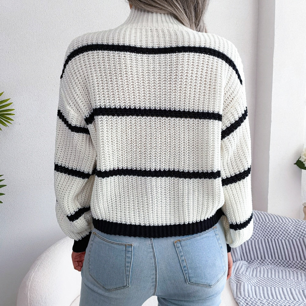 Martina - Rollkragen Pullover für Damen