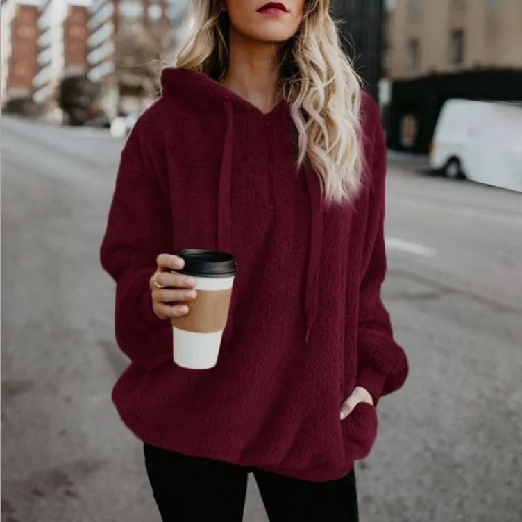 Lana - Stilvoller und Lässiger Winter Weicher Hoodie für Damen
