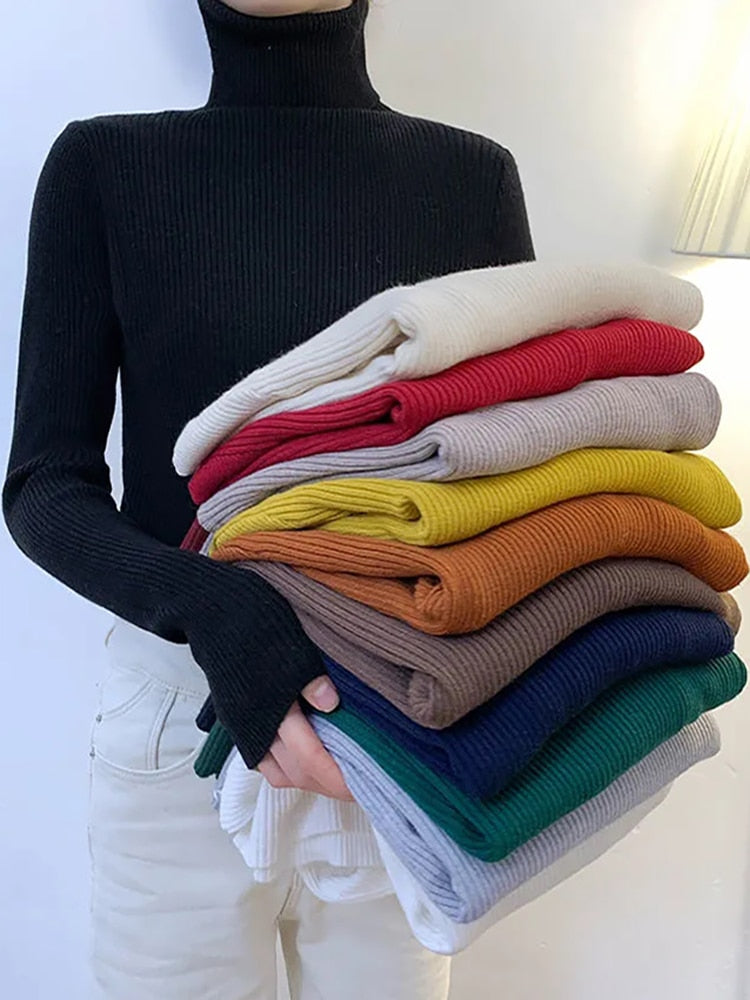 Sandy - Lässiger Winter Bequemer Rollkragenpullover für Damen