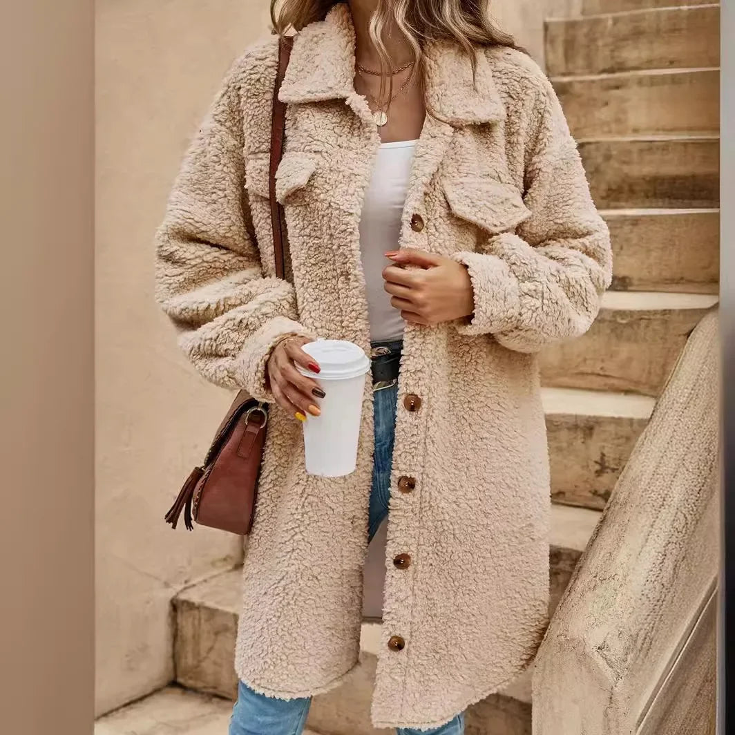 Celeste™ - Eleganter Plüschmantel