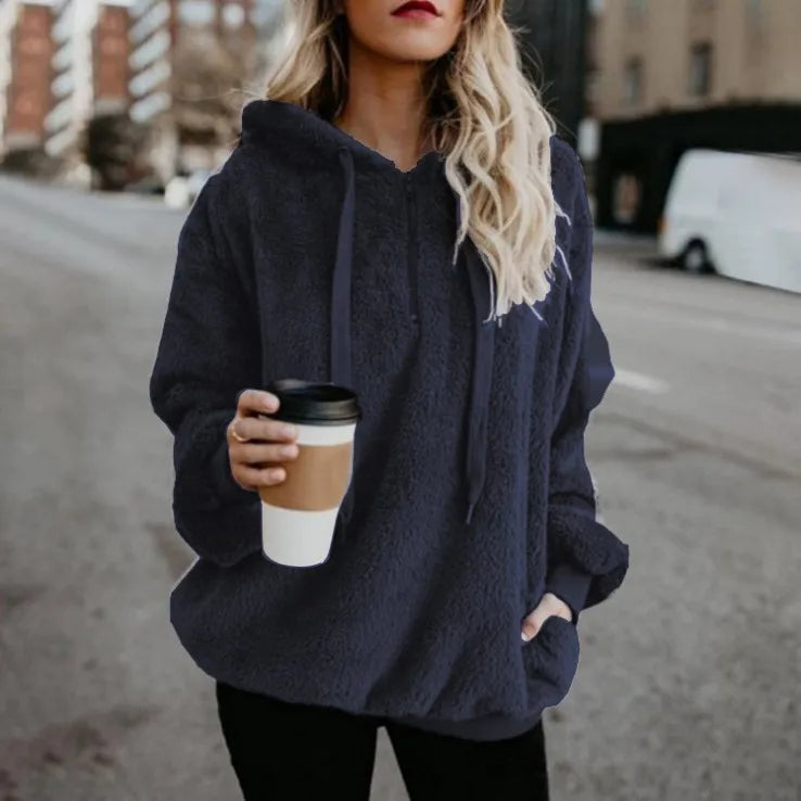 Lana - Stilvoller und Lässiger Winter Weicher Hoodie für Damen