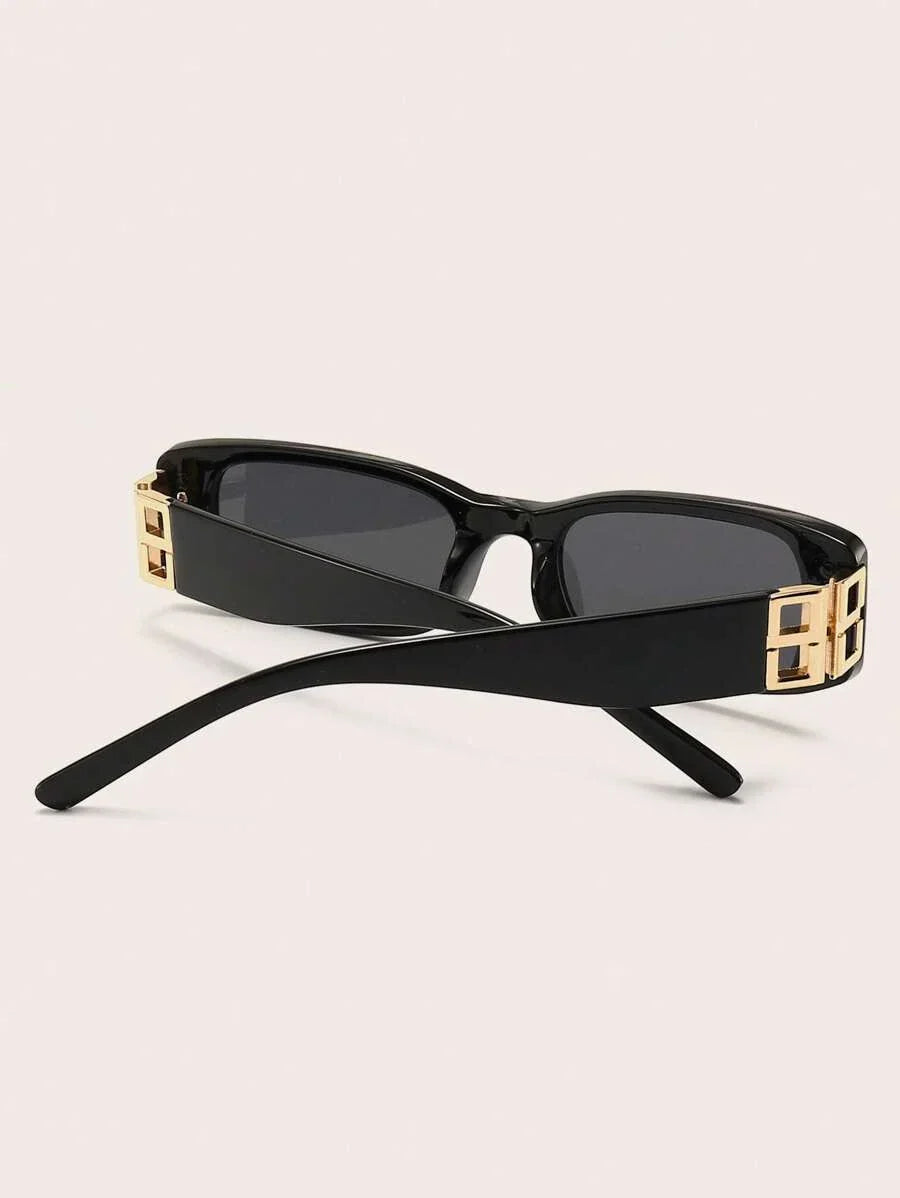 Werla - Schwarze Sonnenbrille Damen | Vintage Retro Sunglasses