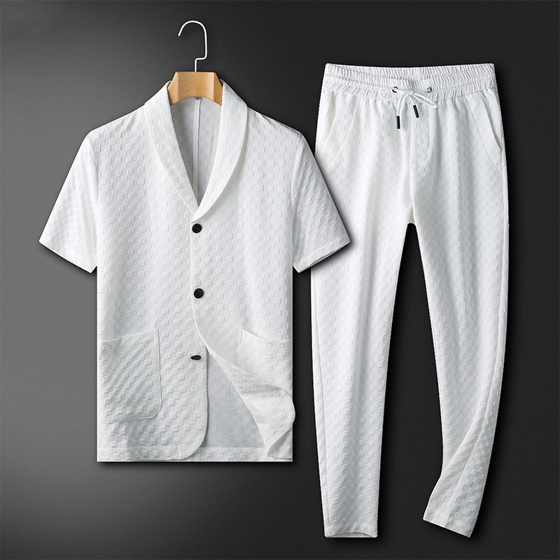 Jude - Herren Vintage Hemd und Hose Set