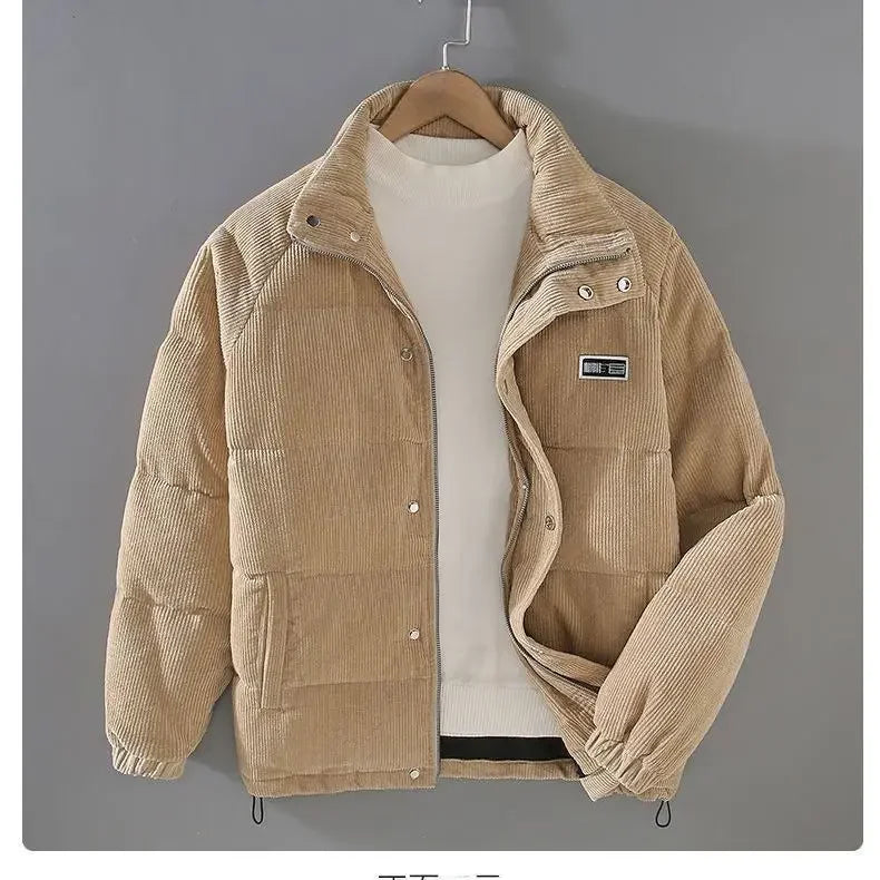 Herren Cordstoff Steppjacke - Warm und Stylisch