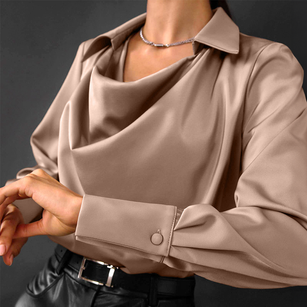 Catarina - Elegante Satinbluse für Frauen