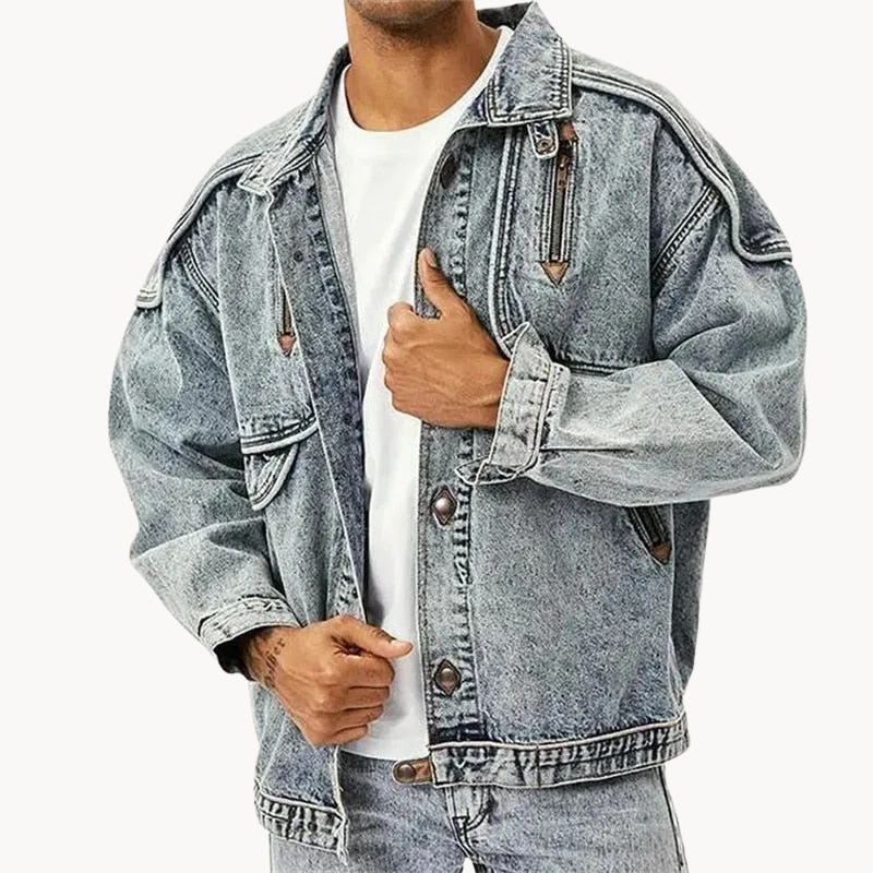 Prosper | Slim Stilvolle Herren-Moto-Jacke