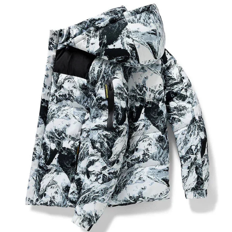 Vilhelm | Warm Camouflage Herren Winterjacke