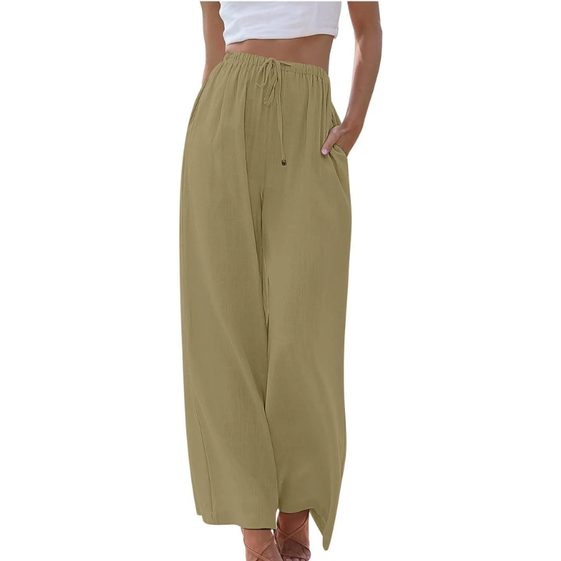 Weite Sommerhose | Elastischer Bund | Luftiger Schnitt