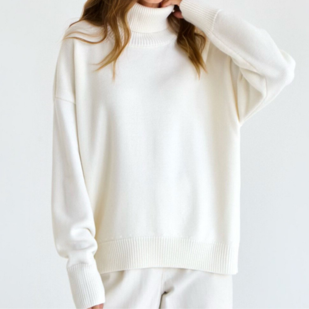 Klassischer Rollkragenpullover für Damen