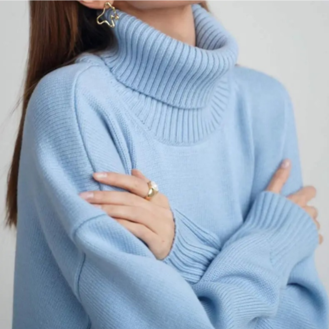 Klassischer Rollkragenpullover für Damen