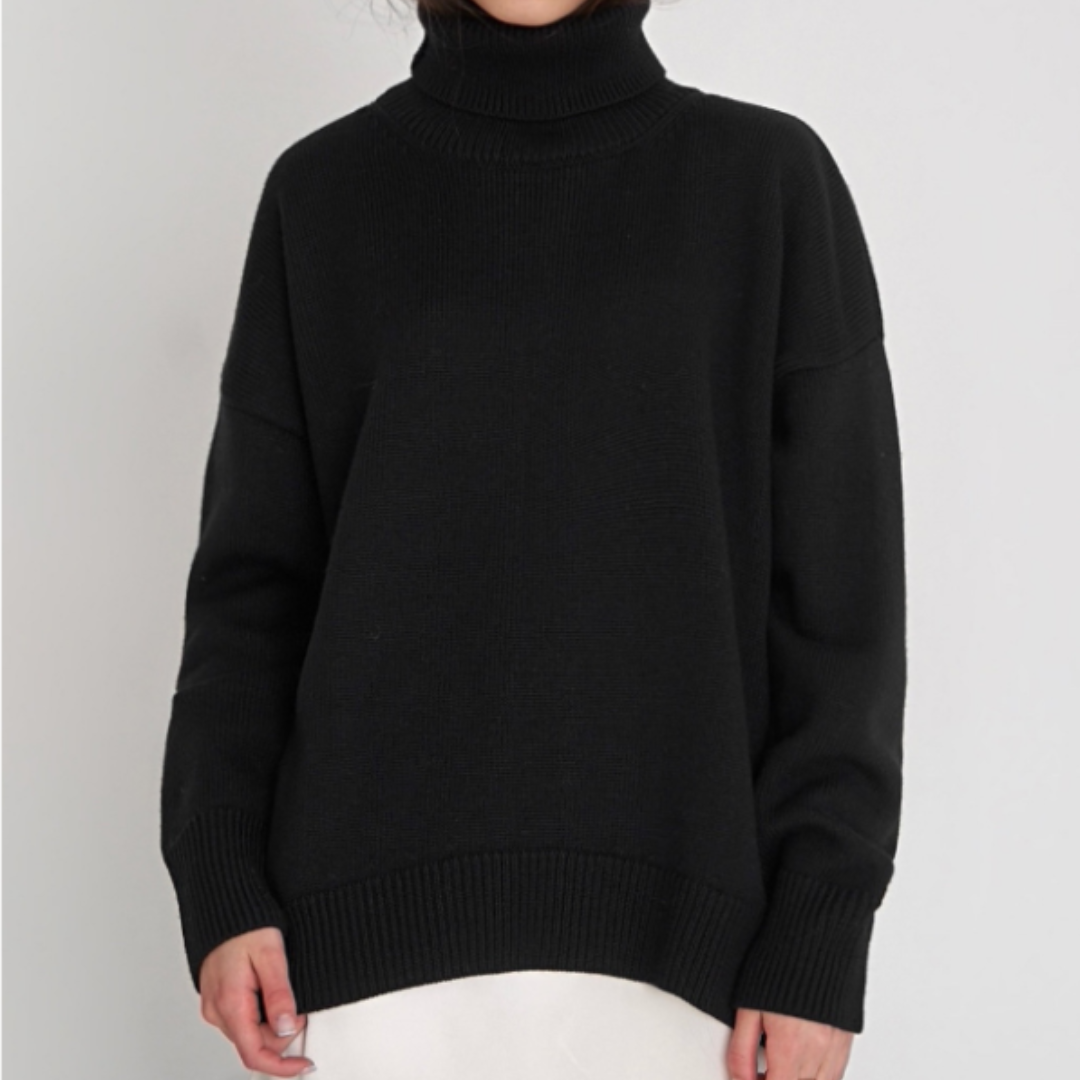 Klassischer Rollkragenpullover für Damen