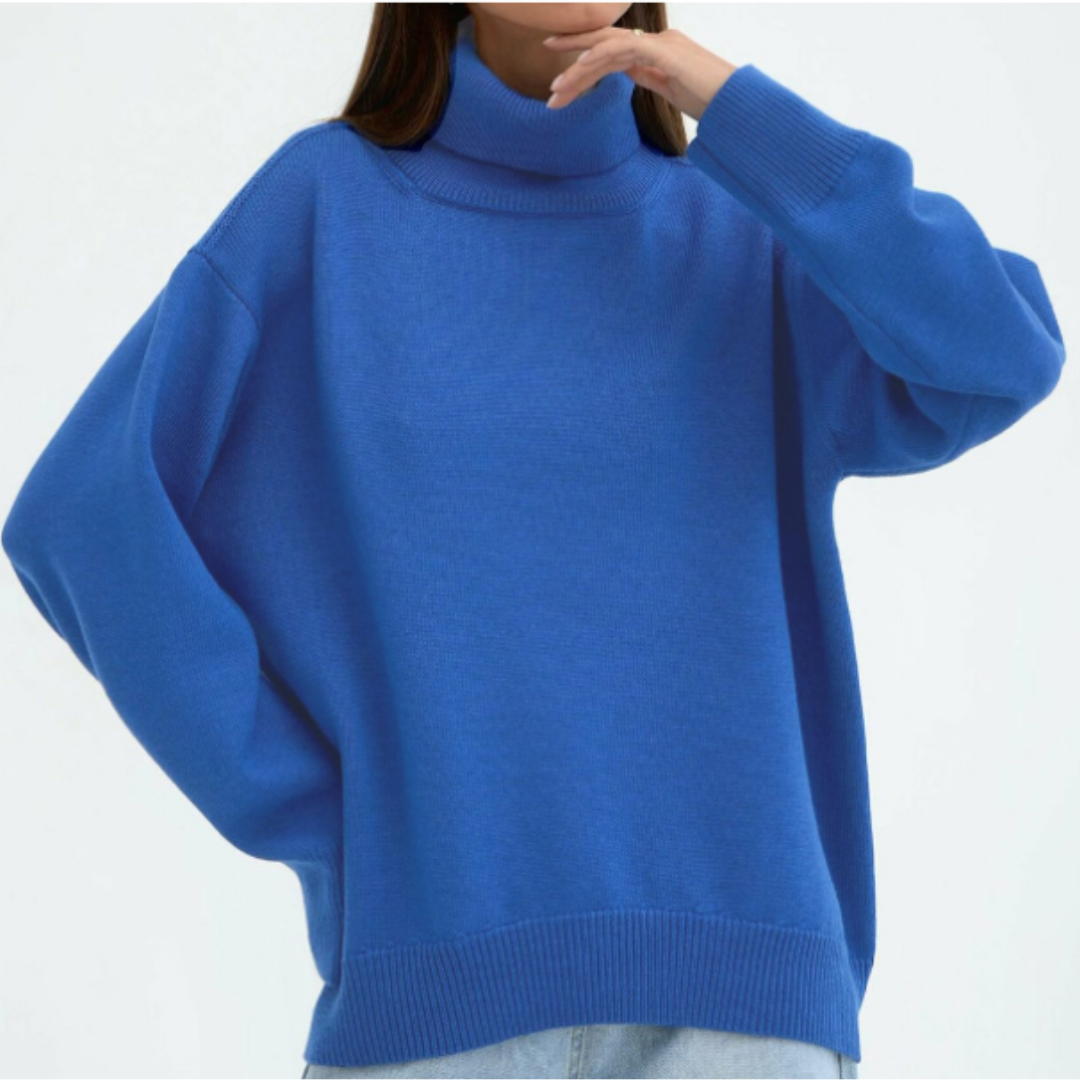 Klassischer Rollkragenpullover für Damen