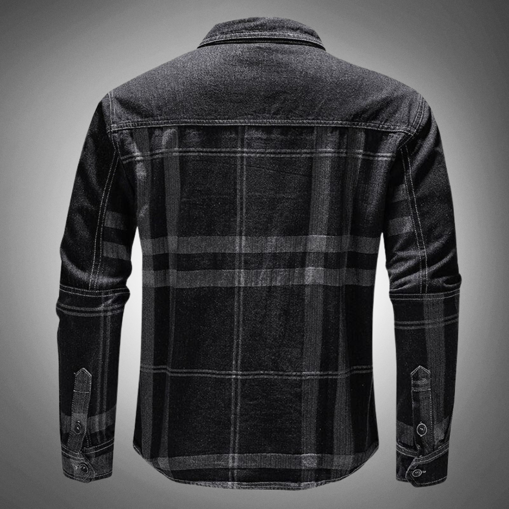 Luke - Stilvolle und Lässige Jeansjacke für den Herbst für Herren