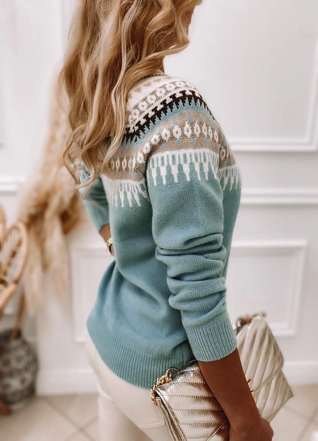 Martha - Vintage Norwegischer Pullover für Damen