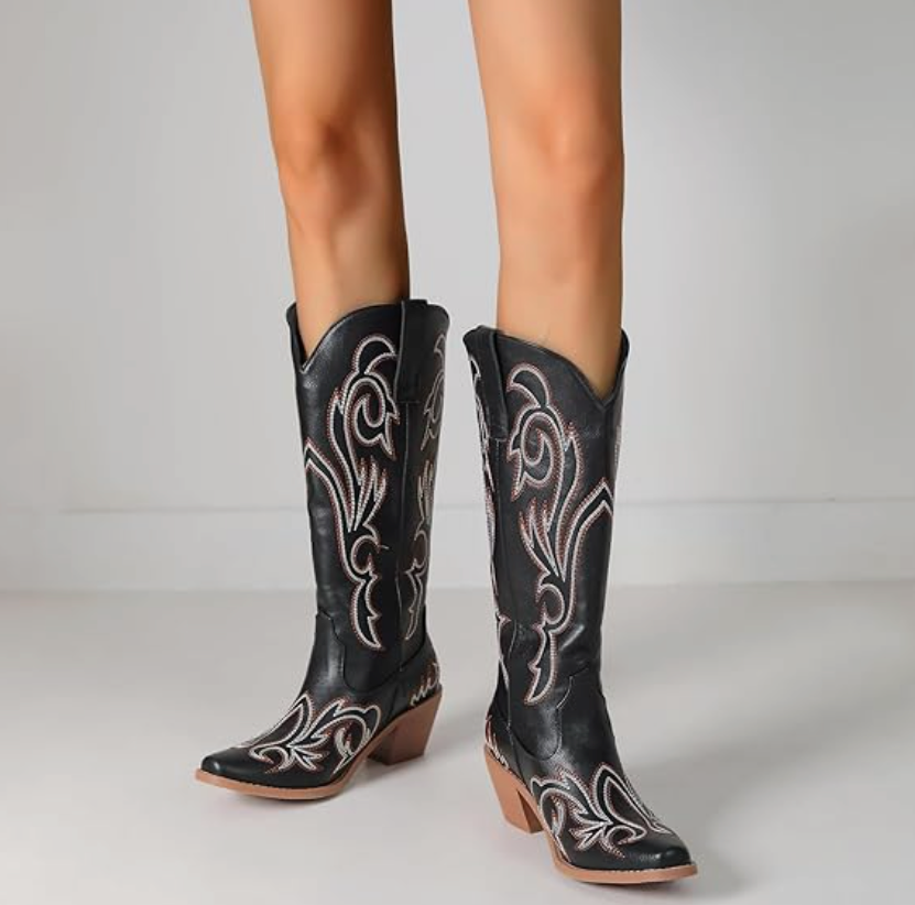 Westernstiefel mit Aufdruck für Damen