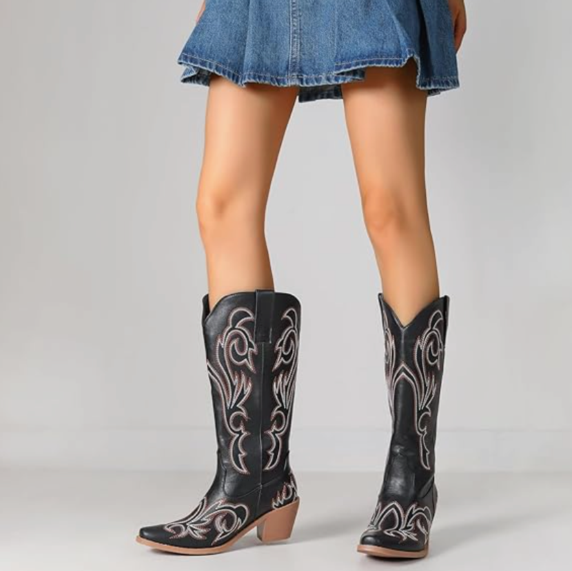 Westernstiefel mit Aufdruck für Damen