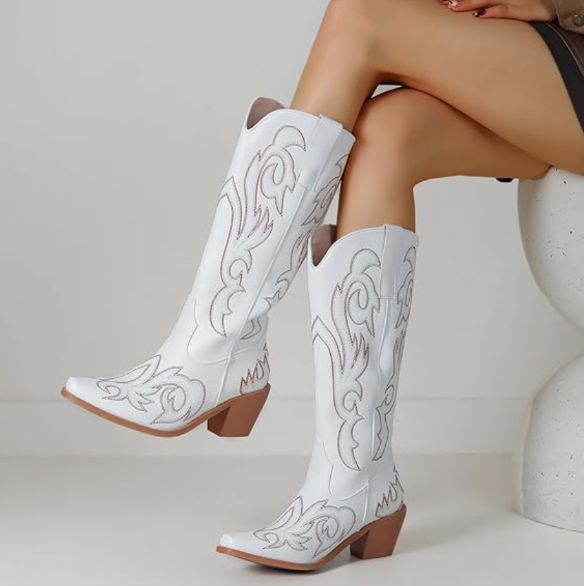 Westernstiefel mit Aufdruck für Damen