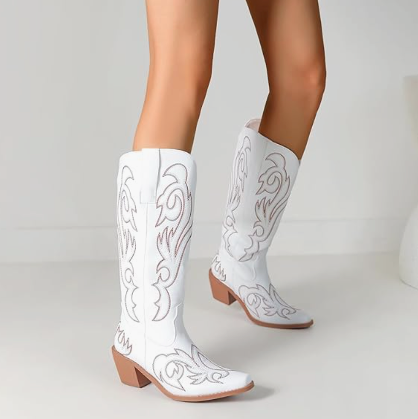 Westernstiefel mit Aufdruck für Damen