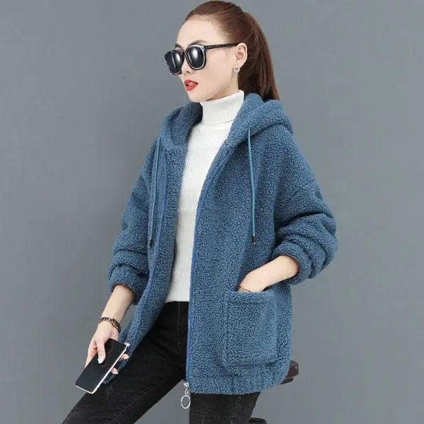 Magda | Gemütliche Fleecejacke mit Kapuze für Frauen