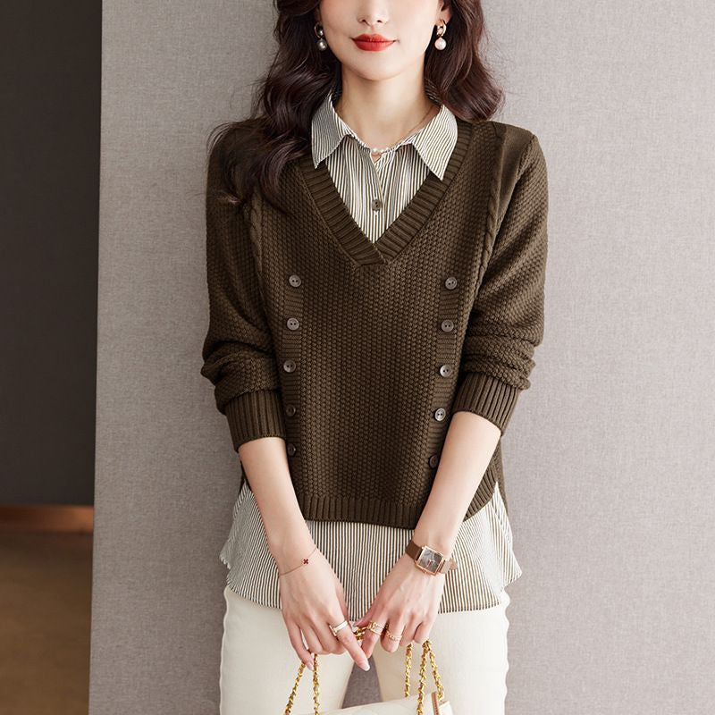 Loris | Zweiteiliger Strickpullover für Frauen