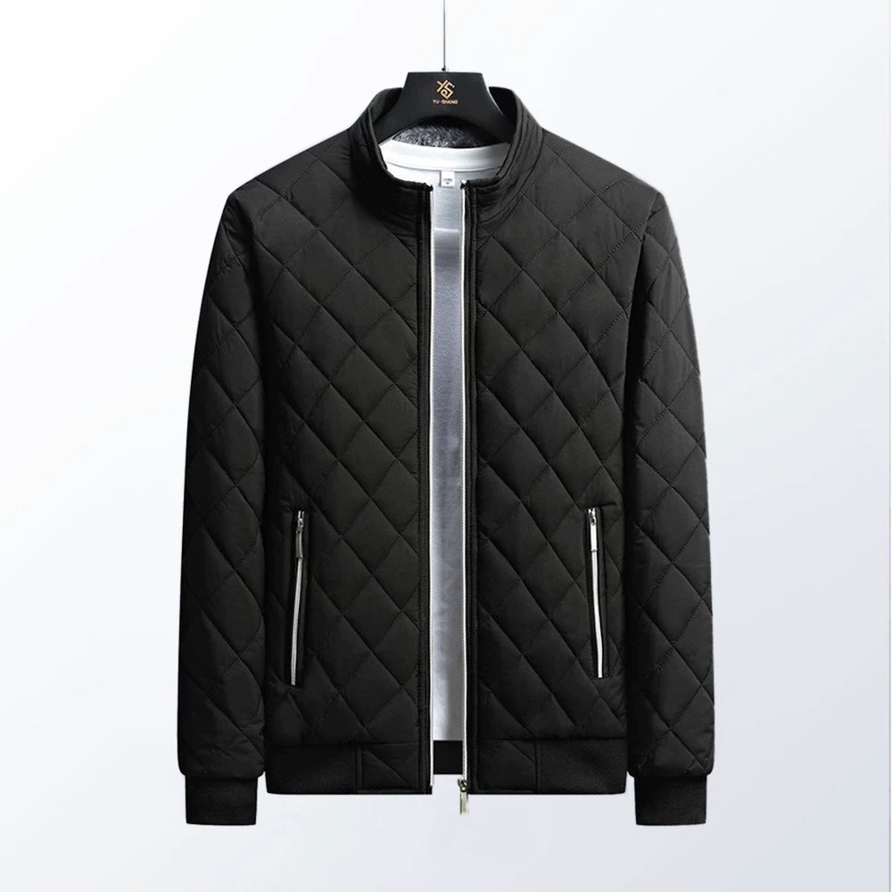 Roelof - Gesteppte Diamant-Winterbomberjacke