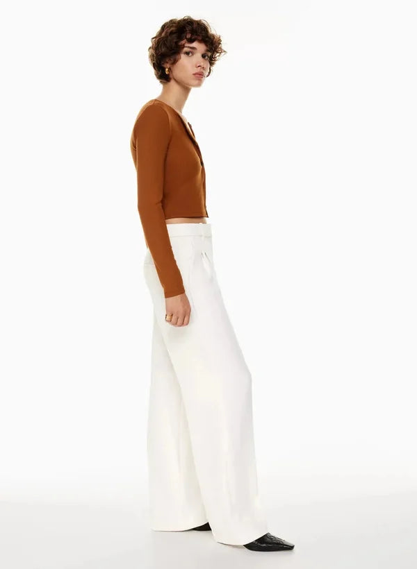 Lia - Hochtaillierte Weite Damen Hosen