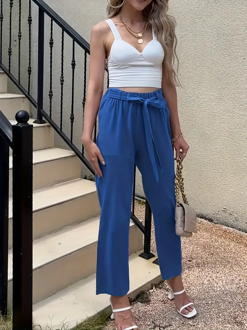 Ellie - Schicke Winterhose mit Bindegürtel für Damen