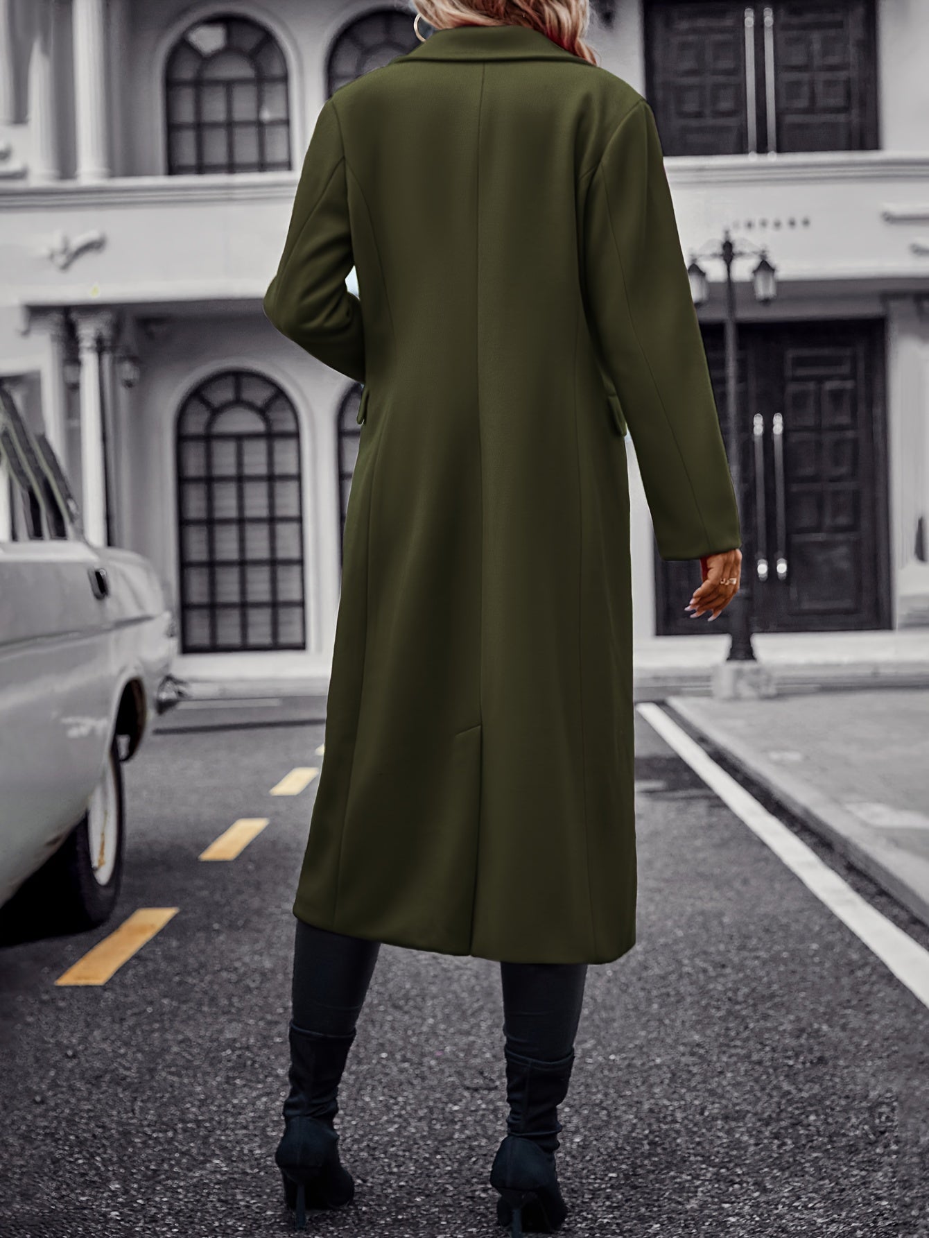Jade - Schicker Herbst-/Winter-Doppellagiger Mantel für Damen